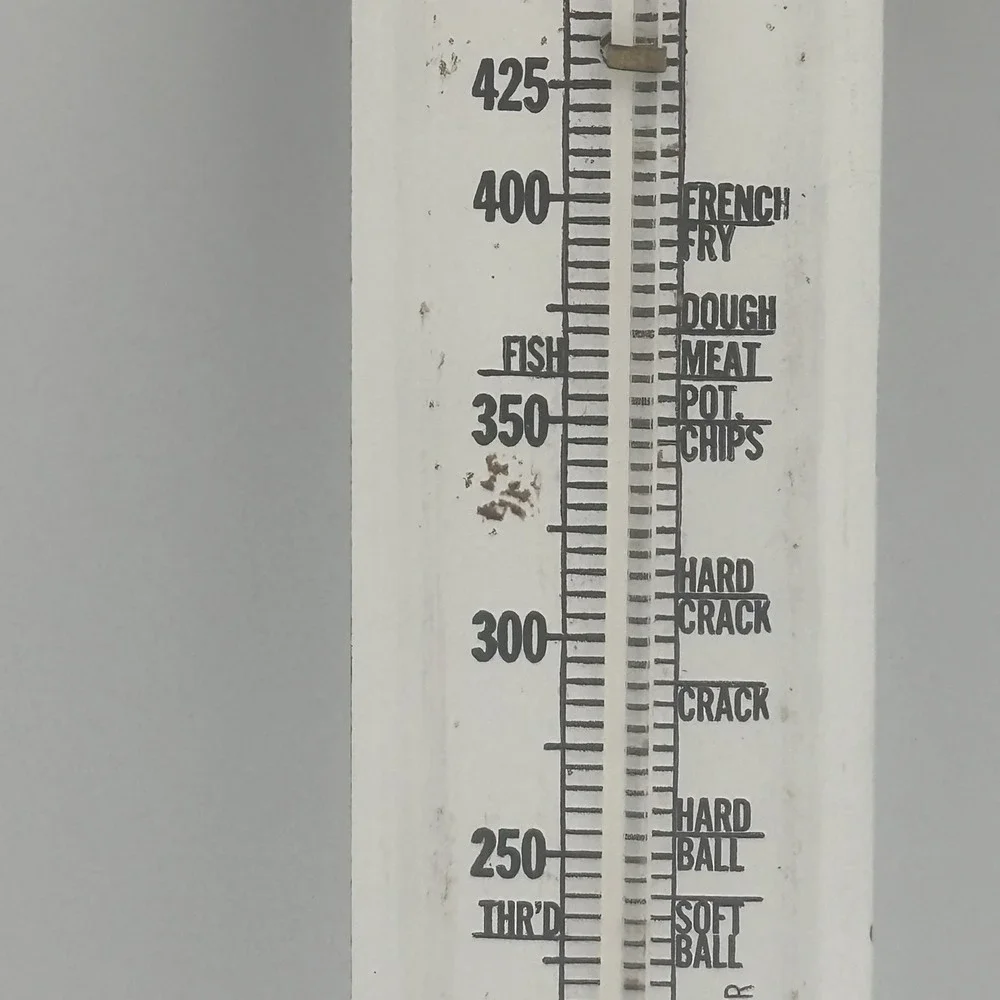 Vintage Charney Tru-Temp Deep‎ Fat Frying Candy Thermometer Made In USA